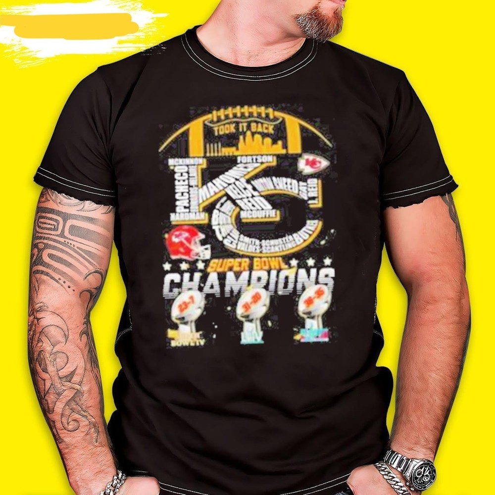 Kansas City Chi.e.fs Took It Back Super Bowl Champions 2024 Unisex T-shirt